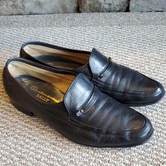BALLY Leather Shoes 10.5 M fit 10.5-11 - Picture 2 of 16